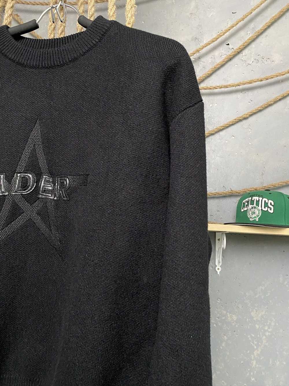 Ader Error Ader Error Black Star Big Logo Sweater - image 8