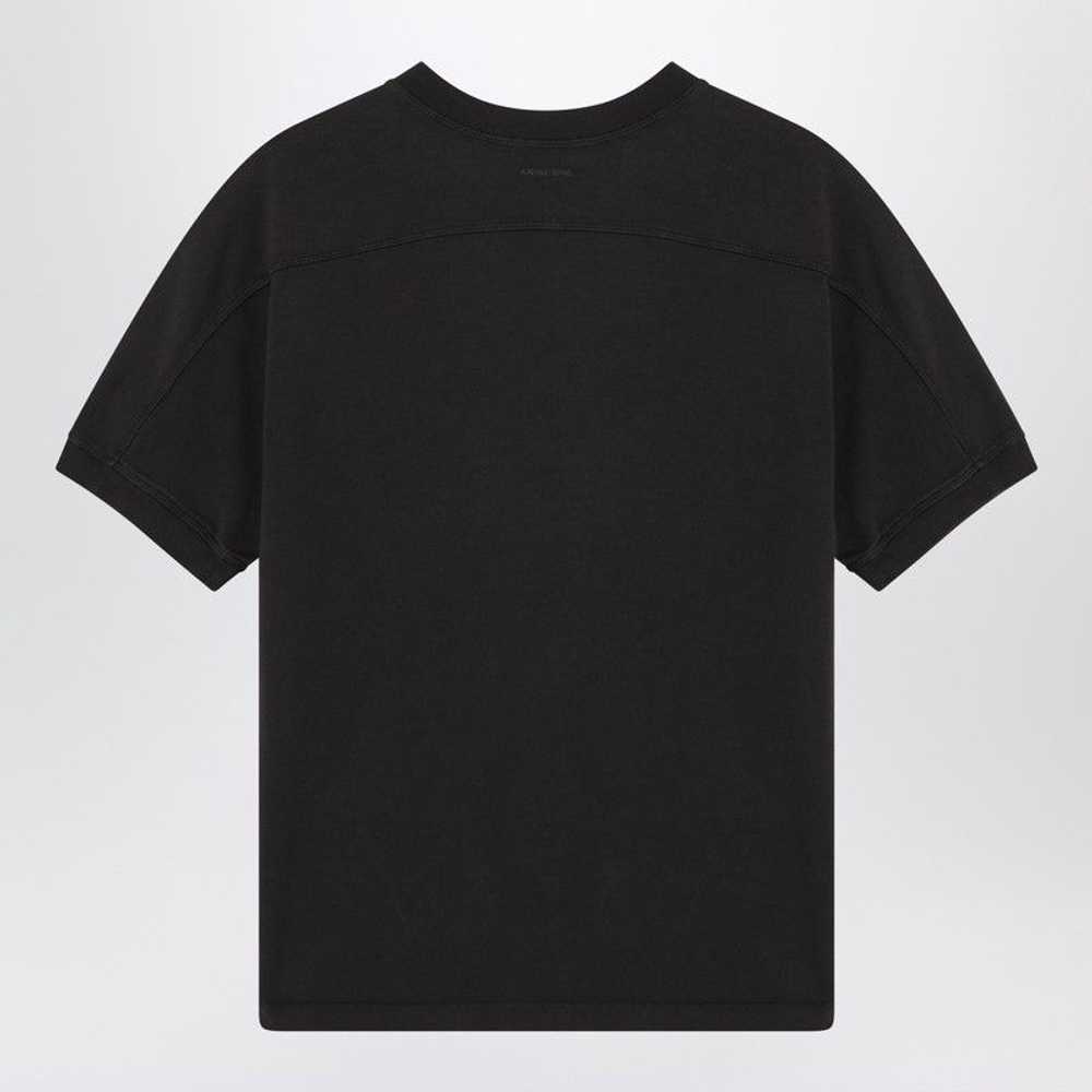 Anine Bing Anine Bing Vintage Black Crew-Neck T-S… - image 2