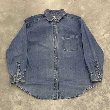 Denim Jacket × Eddie Bauer × Vintage Vintage 1990s