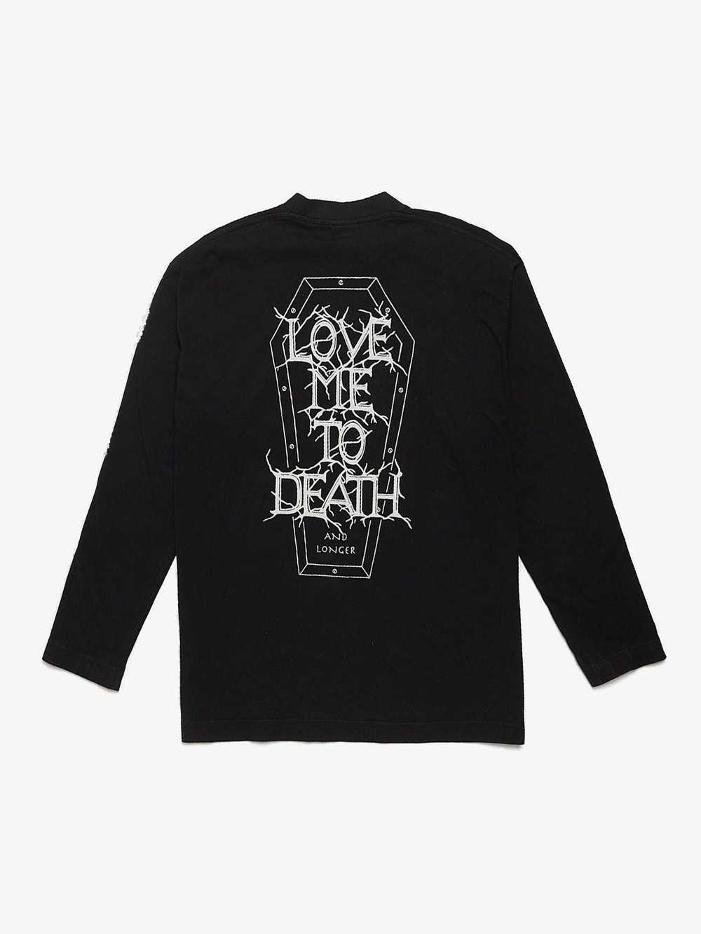 Vetements Black Love Me To Death Printed Longslee… - image 2