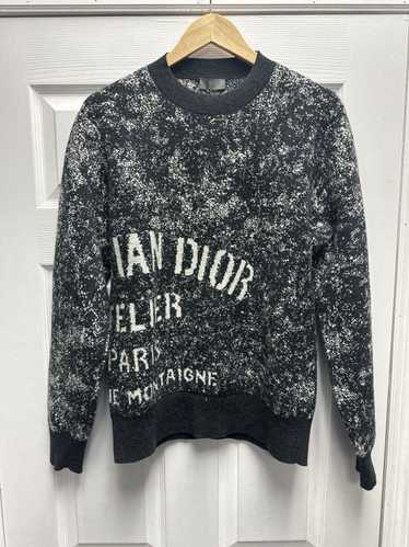 Dior Dior Ateleir Knitted Crewneck Grey White