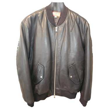 Mens diesel leather jacket - Gem