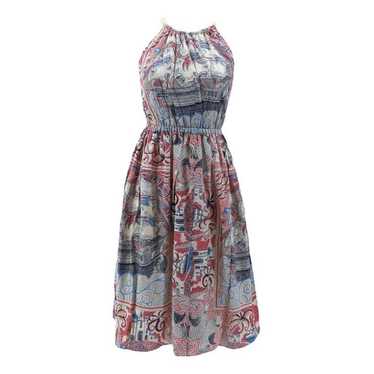 Anthropologie Silk mid-length dress