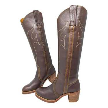 Frye Leather western boots