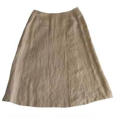 MaxMara puro lino イタリア製 リネンスカート 38 Yahoo!オークション - Max Mara puro lino マックスマーラ