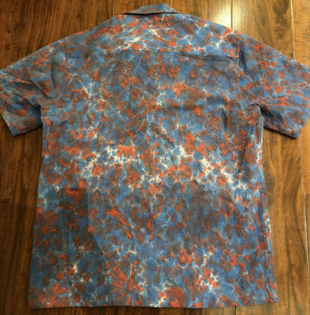 Aime Leon Dore Tie Dye Seersucker Leisure Shirt - image 3