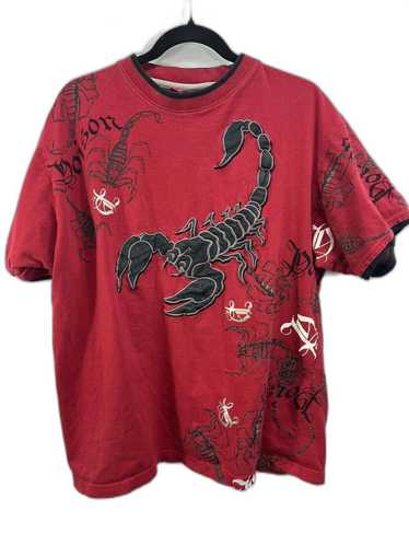 Designer Rare Paco jeans- Scorpion Red T Shirt Adu