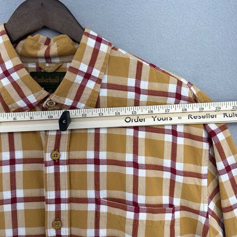 Timberland Y2K Timberland Plaid Button Up Shirt M… - image 4