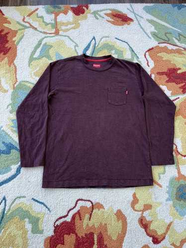 Supreme Supreme Pocket L/S Red