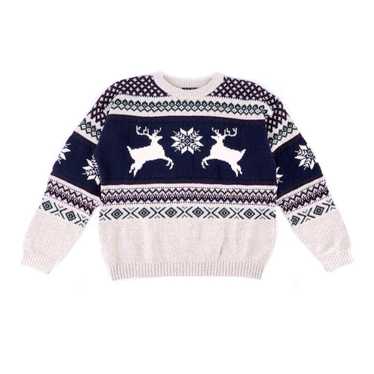 Vintage 90s deer crewneck sweater 1990s vintage