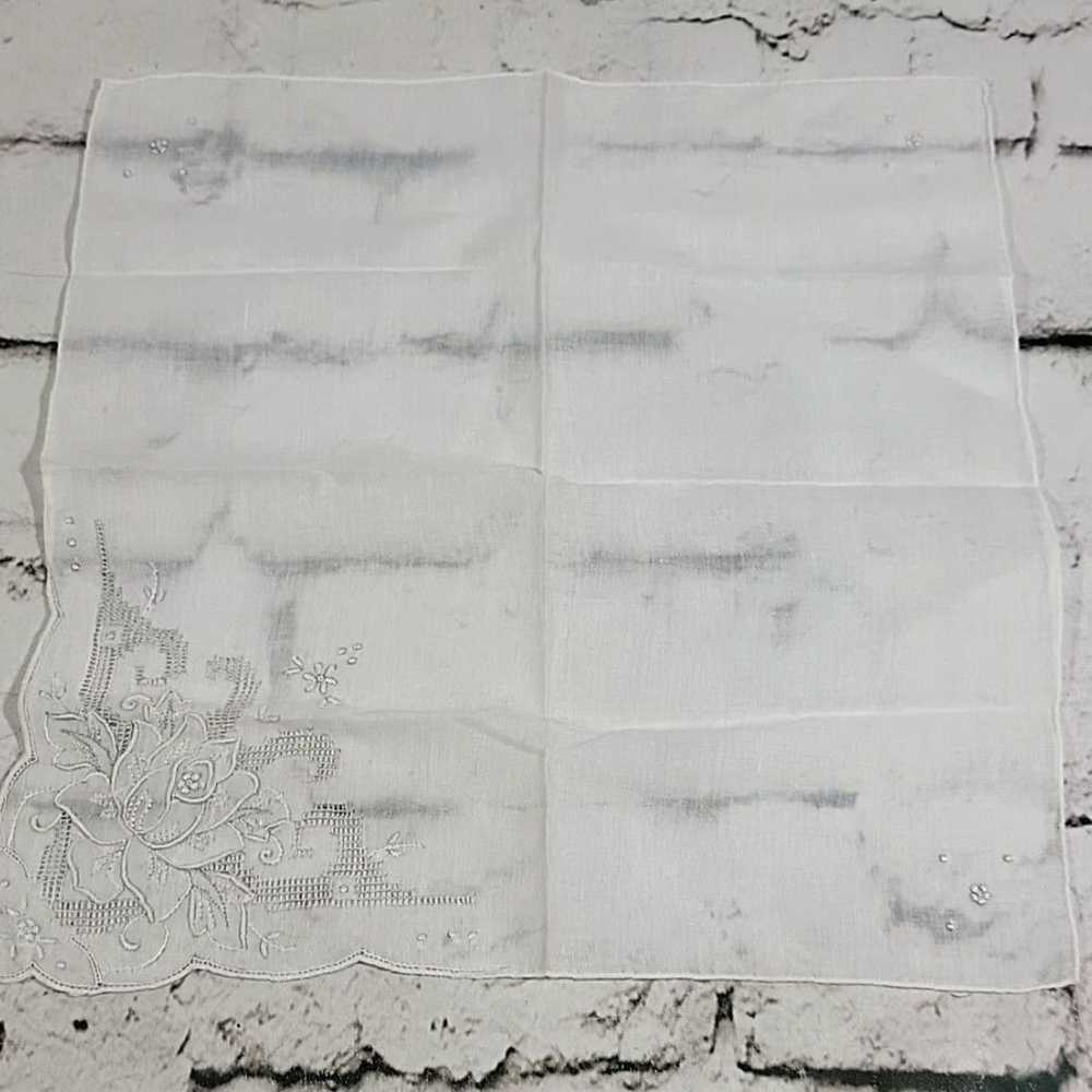 Vintage Exquisite Antique Style White Cotton Lace… - image 3