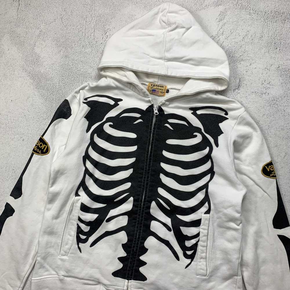 Streetwear × Vanson Leathers Vanson Skeleton Hood… - image 3