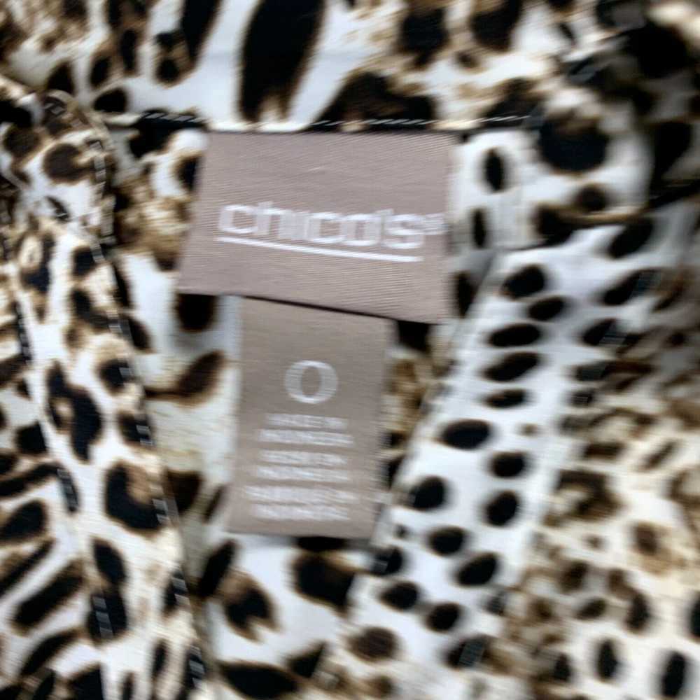 Vintage CHICOS Cheetah Print Long Sleeve Top for … - image 3