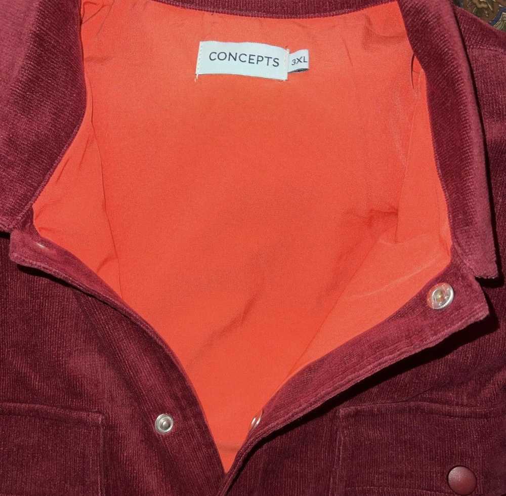 Concepts Concepts corduroy coach jacket size XXXL - image 2