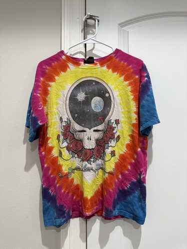 Vintage 90s Grateful Dead Bertha T-Shirt 2024 Pre-Owned Jerry Garcia Single Stitch Liquid Blue USA Tie Dye Cotton Tee Size L