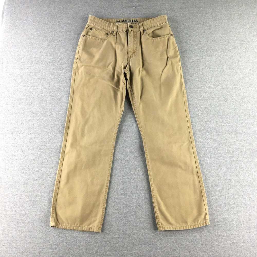 Vintage Mens Flat Front Chino Style Casual Outdoo… - image 1