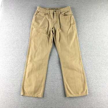 Vintage Mens Flat Front Chino Style Casual Outdoo… - image 1