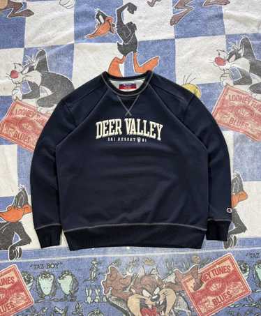 Champion Deer valley ski resort crewneck sweatshir