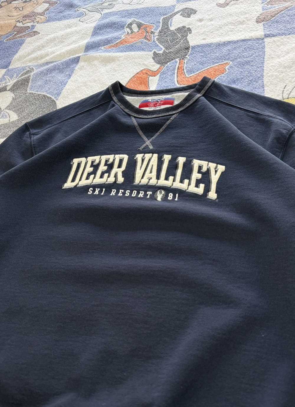 Champion Deer valley ski resort crewneck sweatshi… - image 2