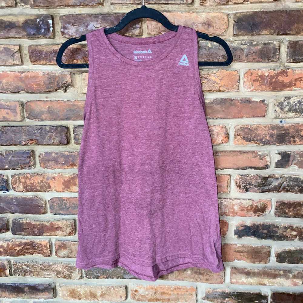 Reebok Reebok Burgundy Maroon Red Sleeveless Tank… - image 1