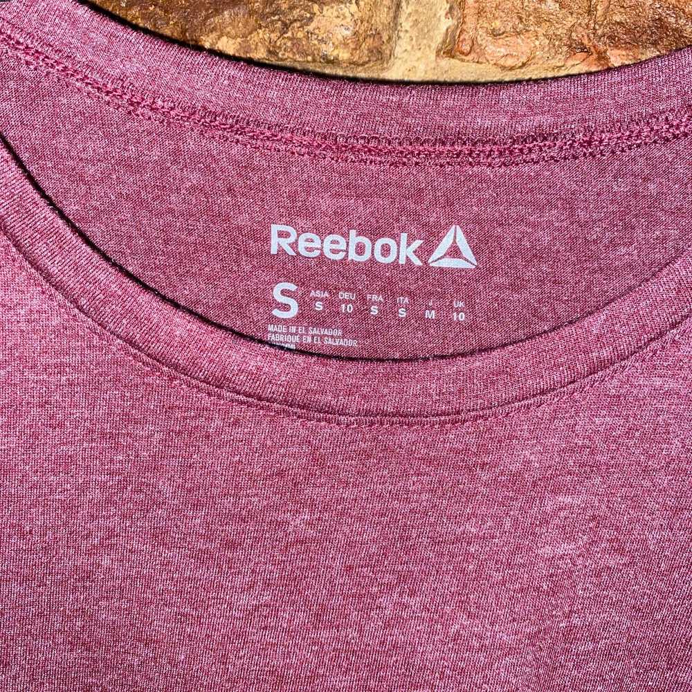 Reebok Reebok Burgundy Maroon Red Sleeveless Tank… - image 3