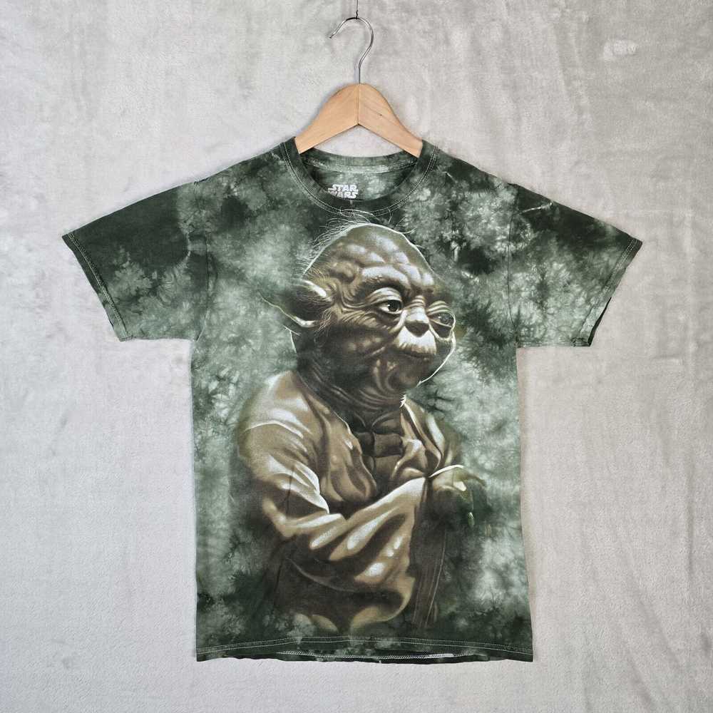 Star Wars STAR WARS YODA Shirt Mens Small Tie Die… - image 2