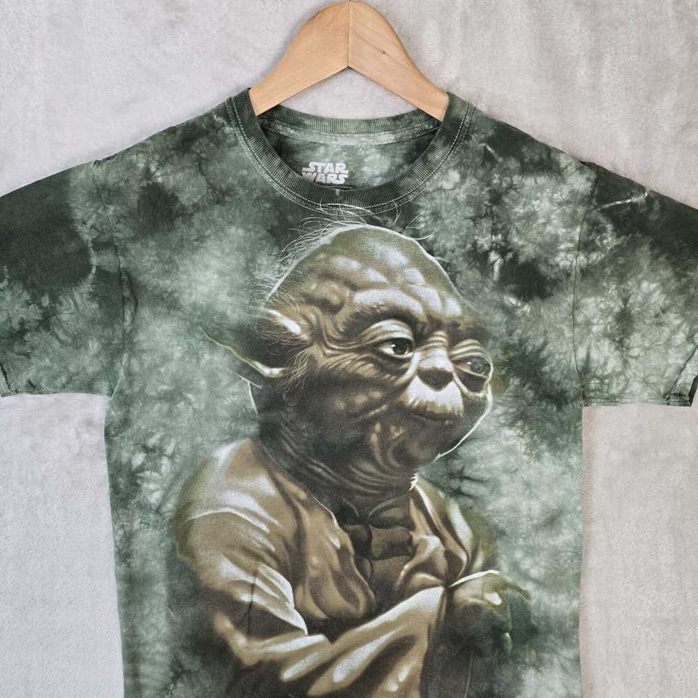 Star Wars STAR WARS YODA Shirt Mens Small Tie Die… - image 3