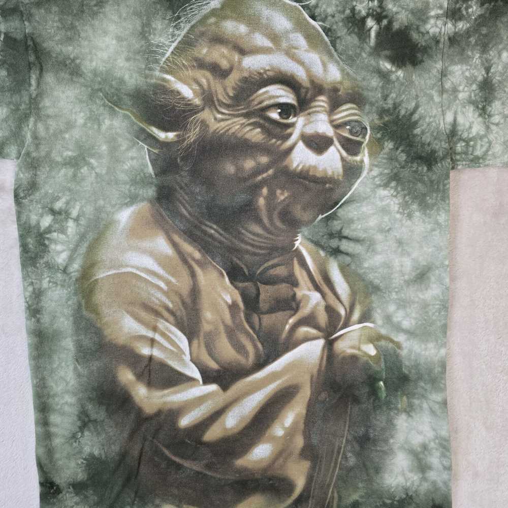 Star Wars STAR WARS YODA Shirt Mens Small Tie Die… - image 4