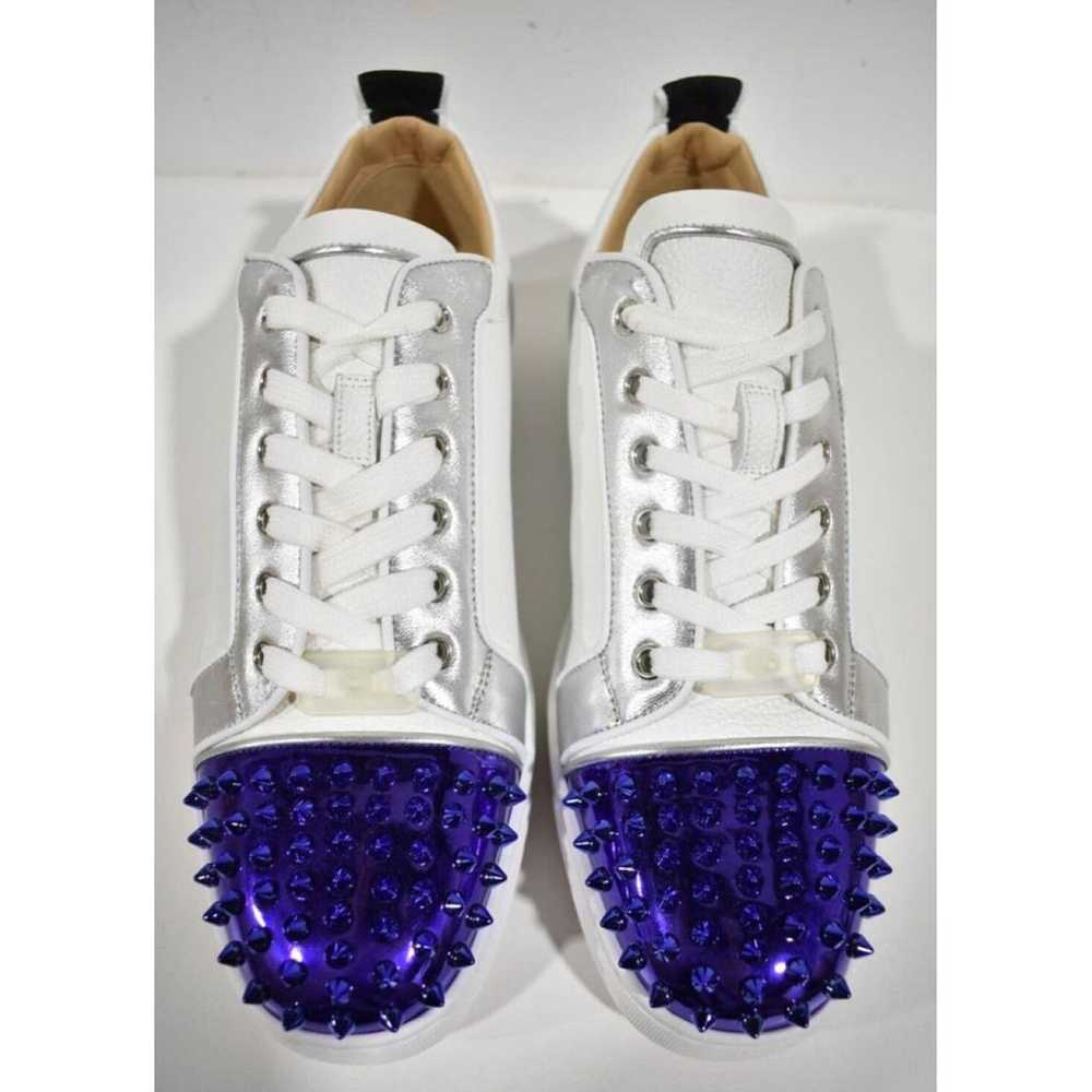 Christian Louboutin Leather low trainers - image 6