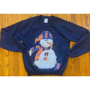 Gildan VTG Gildan Illinois University Sweatshirt A