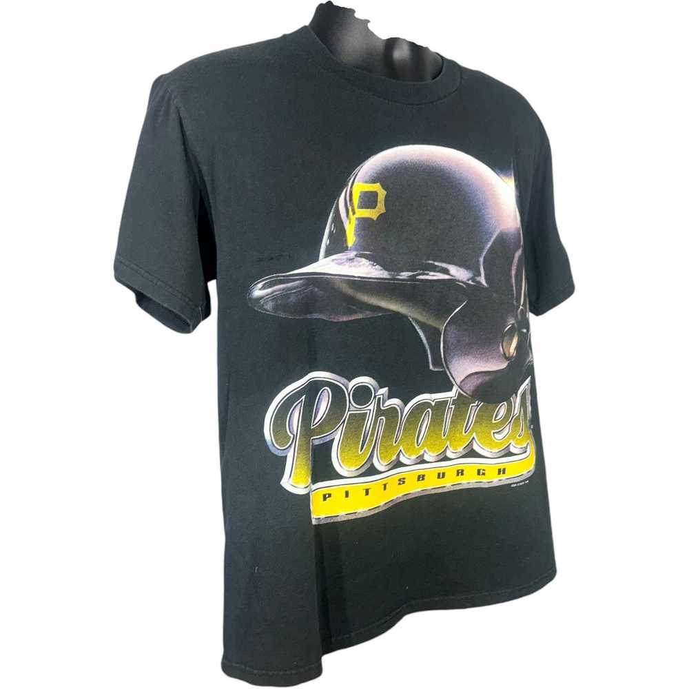 Csa Vintage Pittsburgh Pirates Helmet Graphic Tee… - image 4