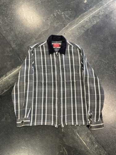 Supreme Supreme Plaid Thermal Zip Up