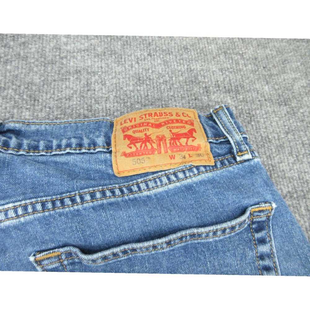 Levi's Authentic Mens Blue Denim 34x30 Red Tab Ca… - image 4