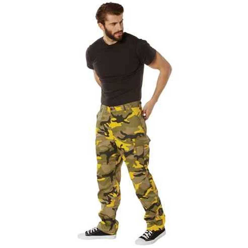 Rothco Rothco BDU Pants Yellow Camo Cargo Pockets - image 1