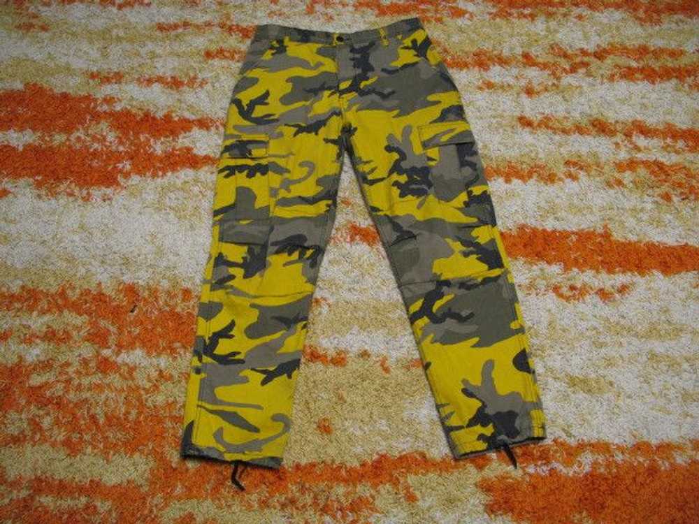 Rothco Rothco BDU Pants Yellow Camo Cargo Pockets - image 2