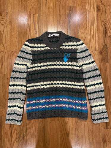 Off-White Off-White Multicolor Knit Sweater