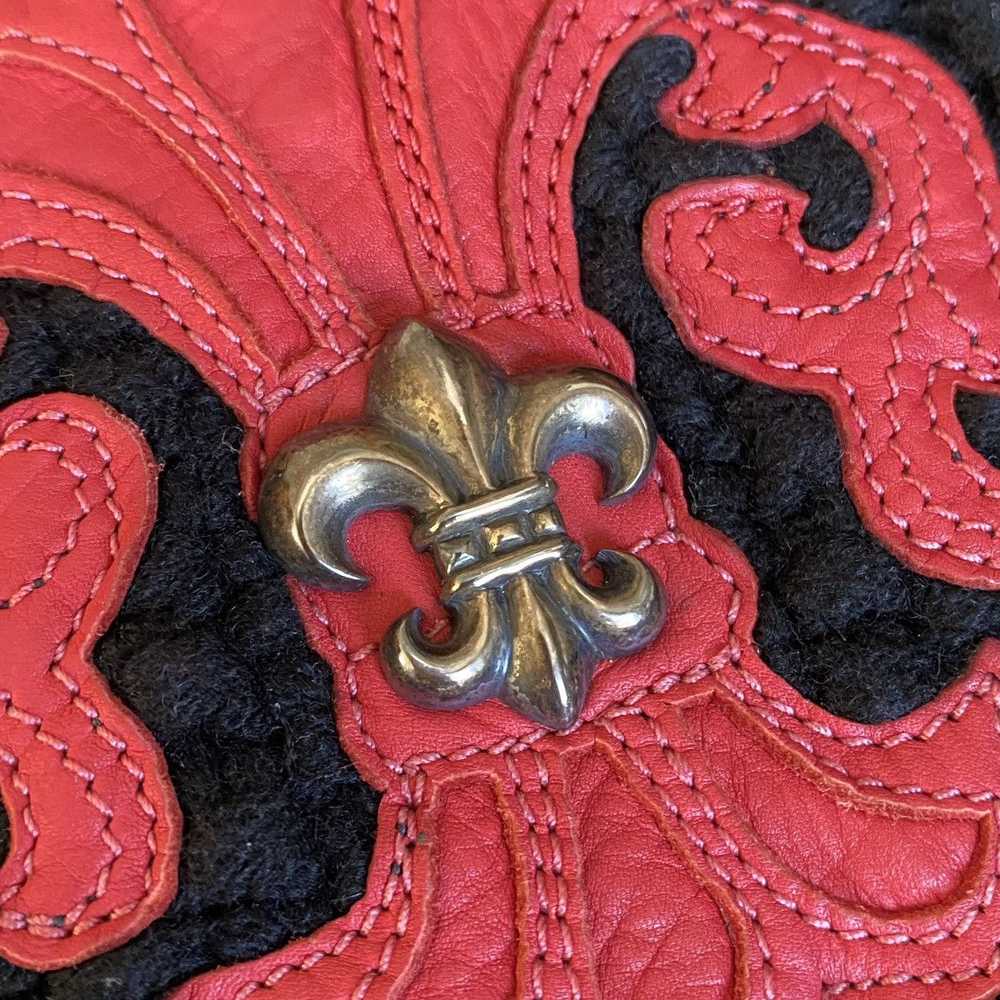 Chrome Hearts Chrome Hearts 1-of-1 Red Fleur Patc… - image 6