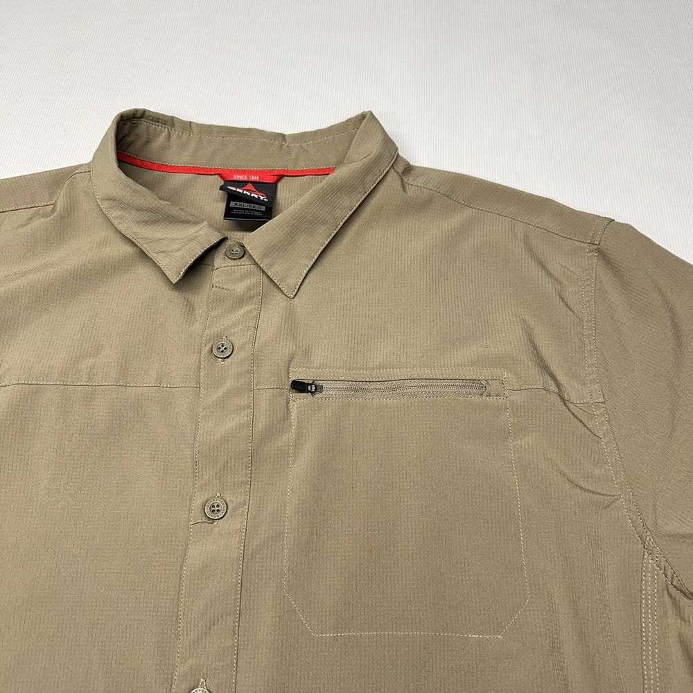 Streetwear Gerry Button Up Shirt Woven Zip Chest … - image 3