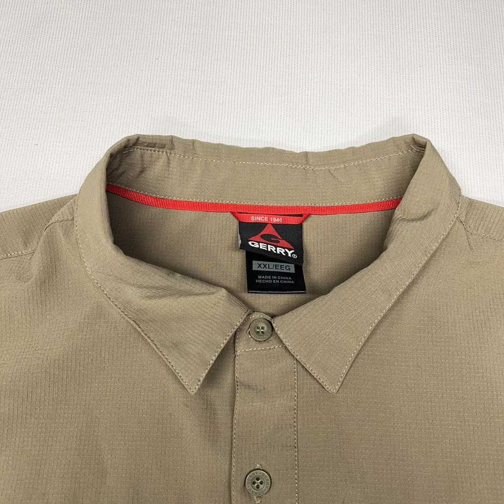 Streetwear Gerry Button Up Shirt Woven Zip Chest … - image 4