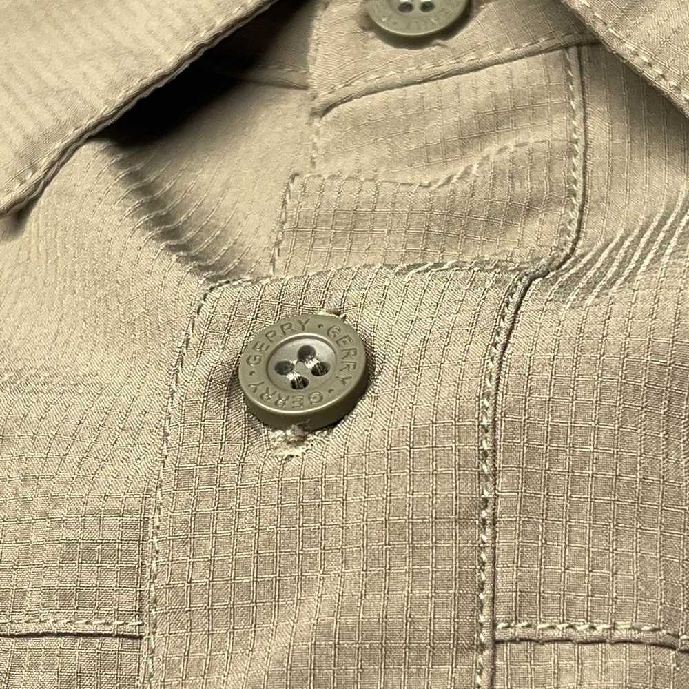 Streetwear Gerry Button Up Shirt Woven Zip Chest … - image 8