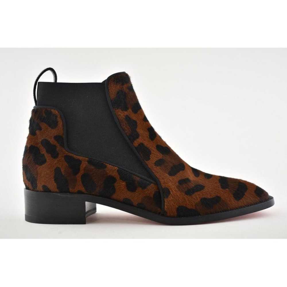 Christian Louboutin Pony-style calfskin western b… - image 3