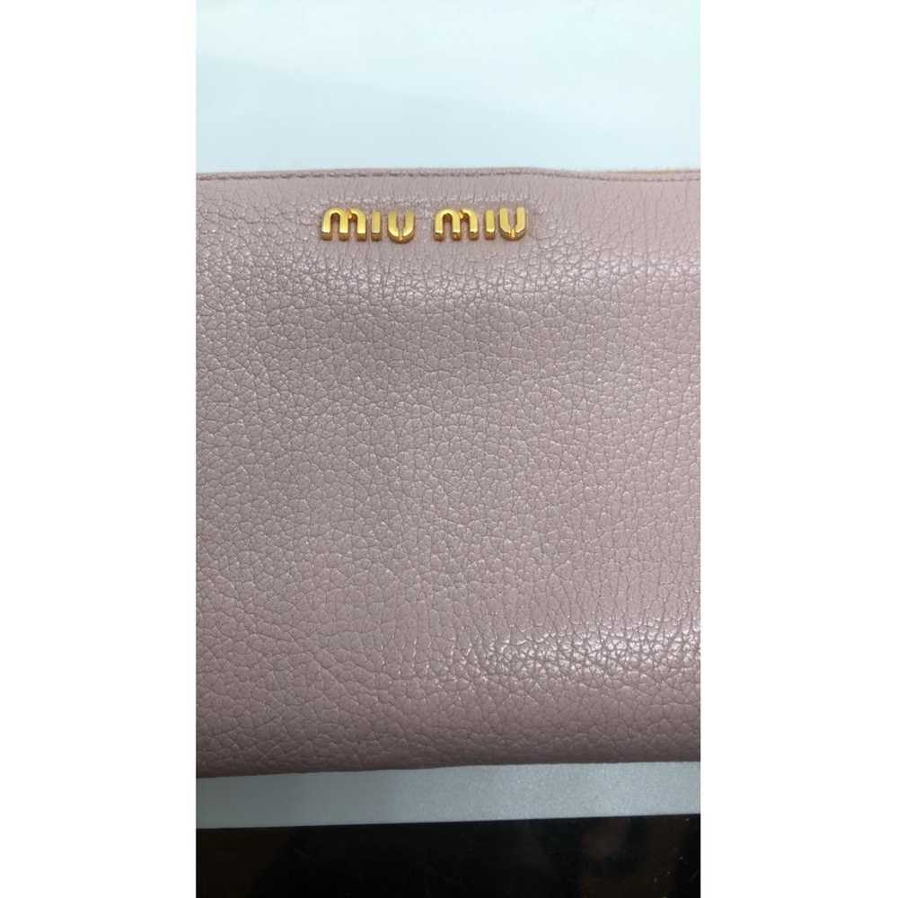 Miu Miu Leather wallet - image 2