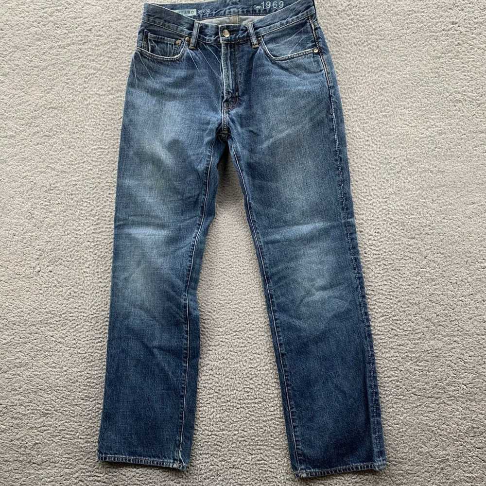 Gap Authentic Measured Medium Wash Denim Blue Pan… - image 1