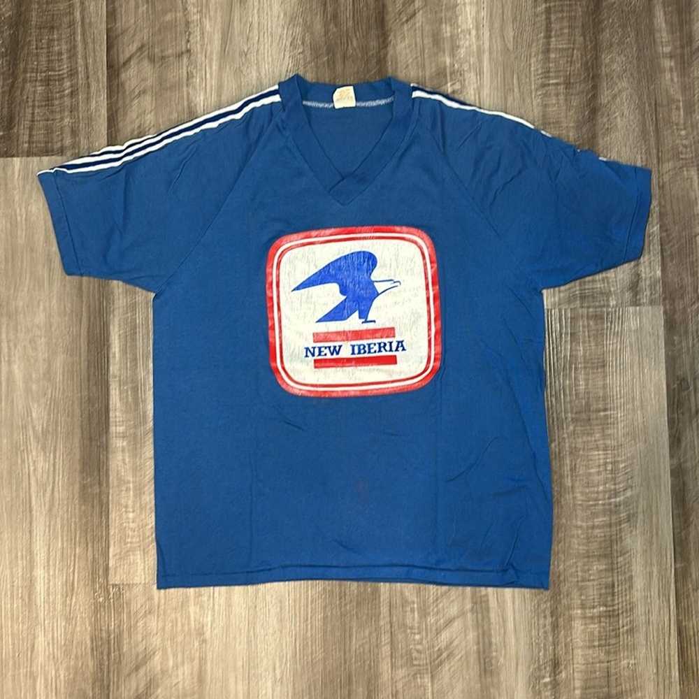 1 Gulf Coast Sportswear Vintage New Iberia Tee Je… - image 2