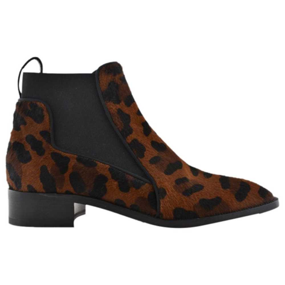 Christian Louboutin Pony-style calfskin western b… - image 1