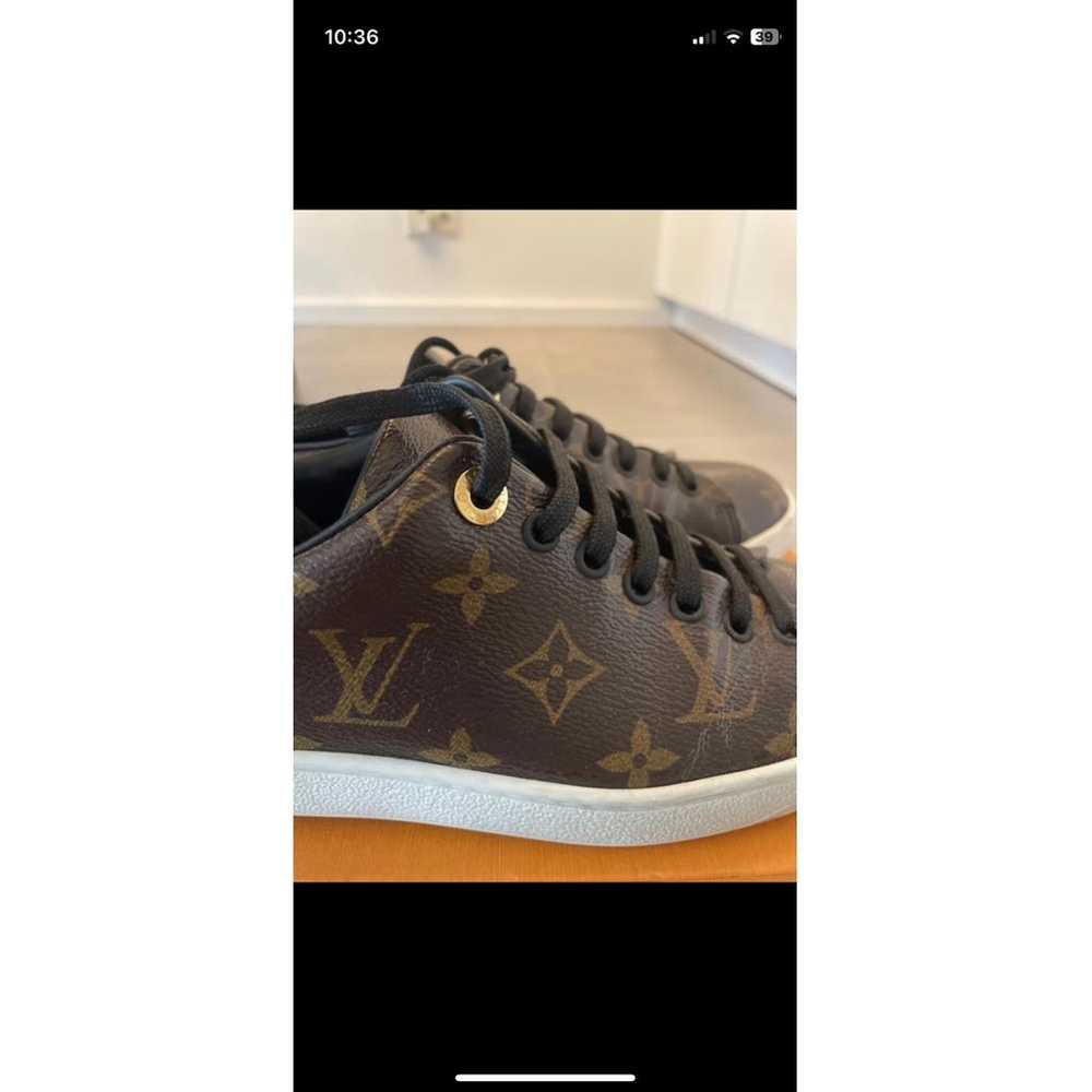 Louis Vuitton FrontRow patent leather trainers - image 3