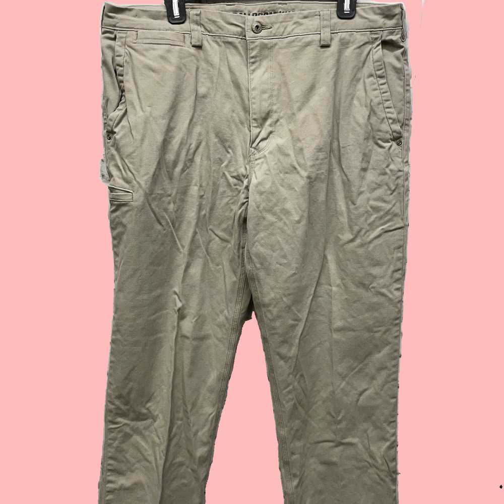 Blend Cotton Blend Beige Mens Pants with Superior… - image 1