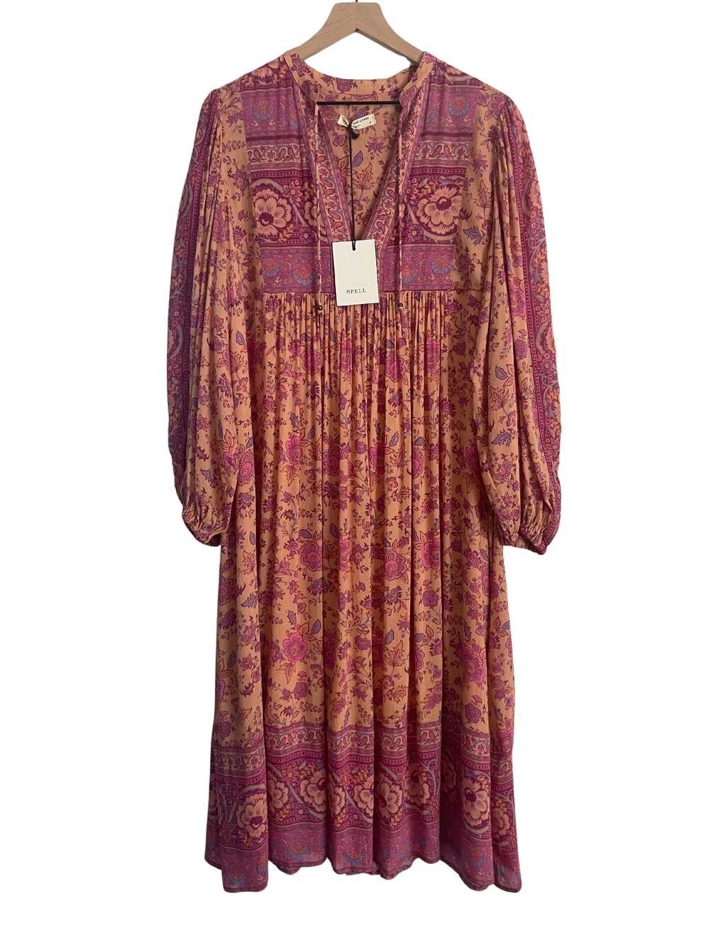 Spell USA Folk Song Boho Dress - image 3