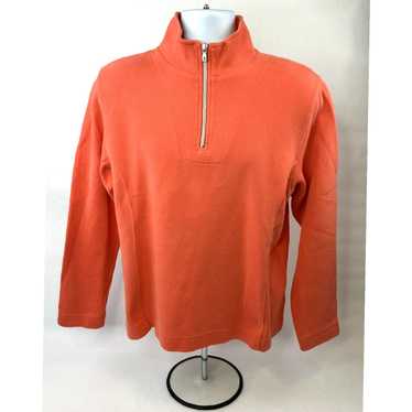 Tommy Bahama Luxurious Orange Mens Medium 1/4 Zip 