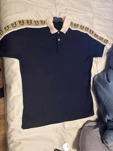 Gucci Navy blue and cream Gucci shirt